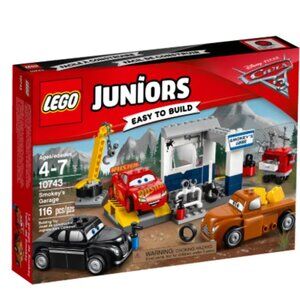 Lego Junior Smokey's Garage Cars Lightening McQueen 10743 Partial Set